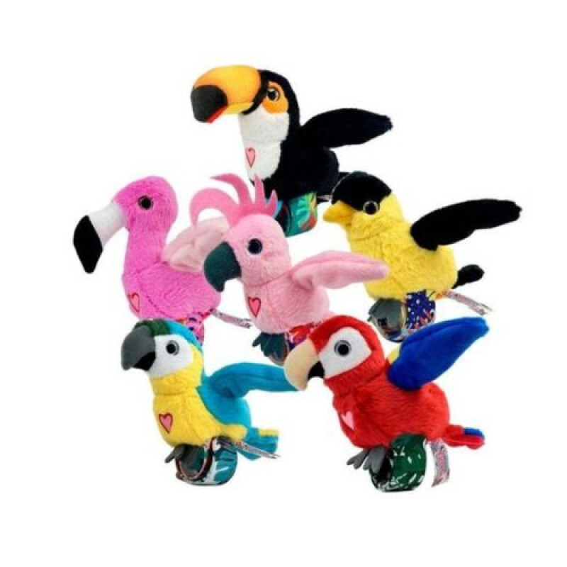 Happy Yappers Aves de Peluche Interactivas con Pulsera Happy Yappers Aves De Peluche Interactivas Con Pulsera