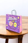 Bolsa fantasia luna 32x10x30 cm. MUSIC POP
