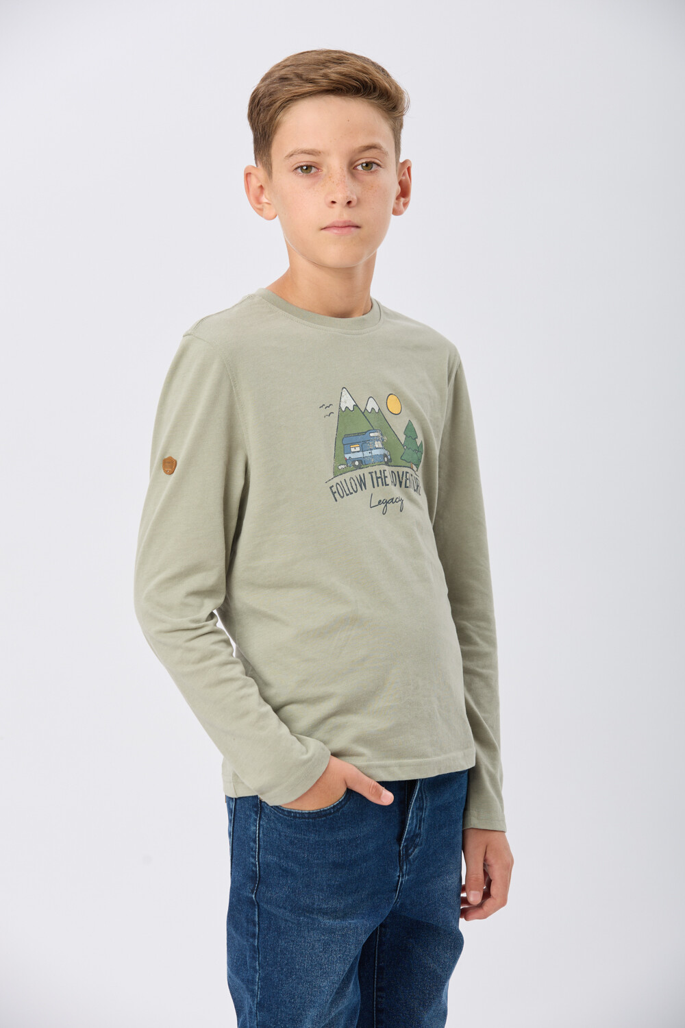 REMERA ESTAMPADA Verde