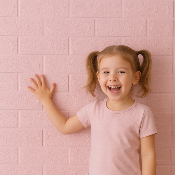 Placas Autohadhesivas Pack x50 Para Revestimiento Para Pared Rosa