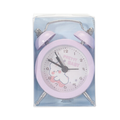 Reloj despertador MINI violeta