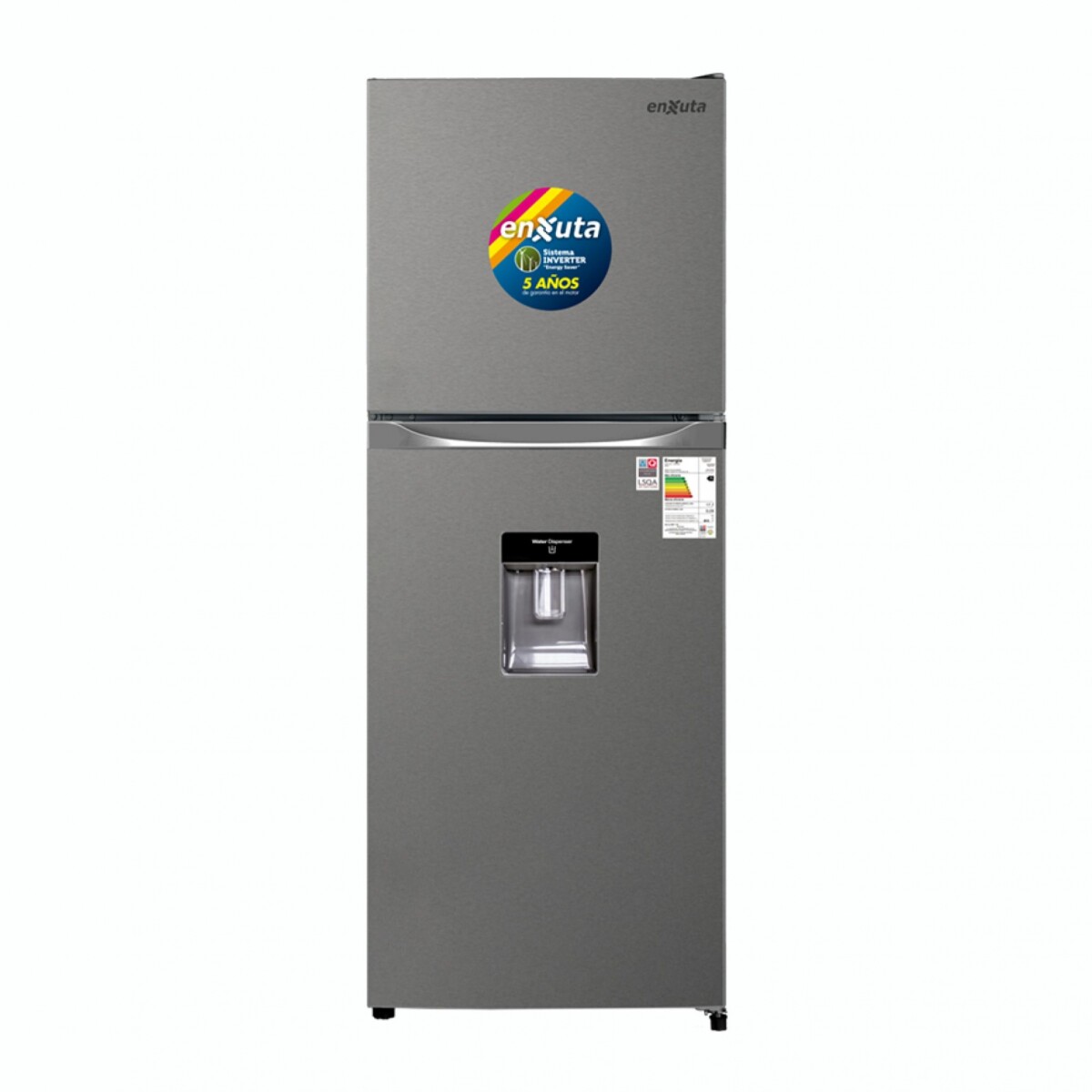 Refrigerador ENXUTA RENX1200DI Capacidad 199Lts Frío Seco Con Dispensador 