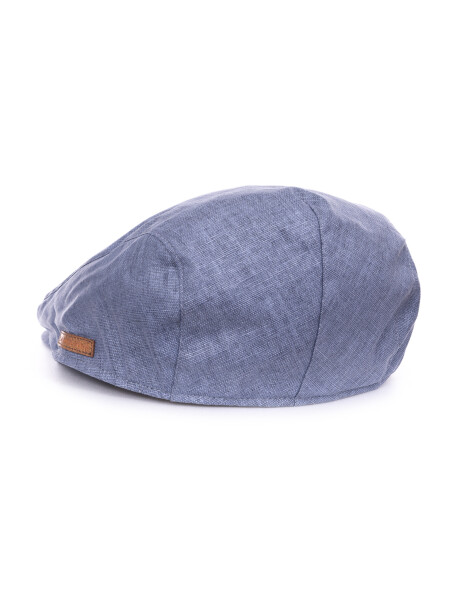 Gorra lino azul