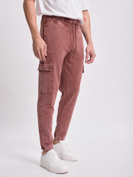 Pantalón deportivo cargo jogger Marrón
