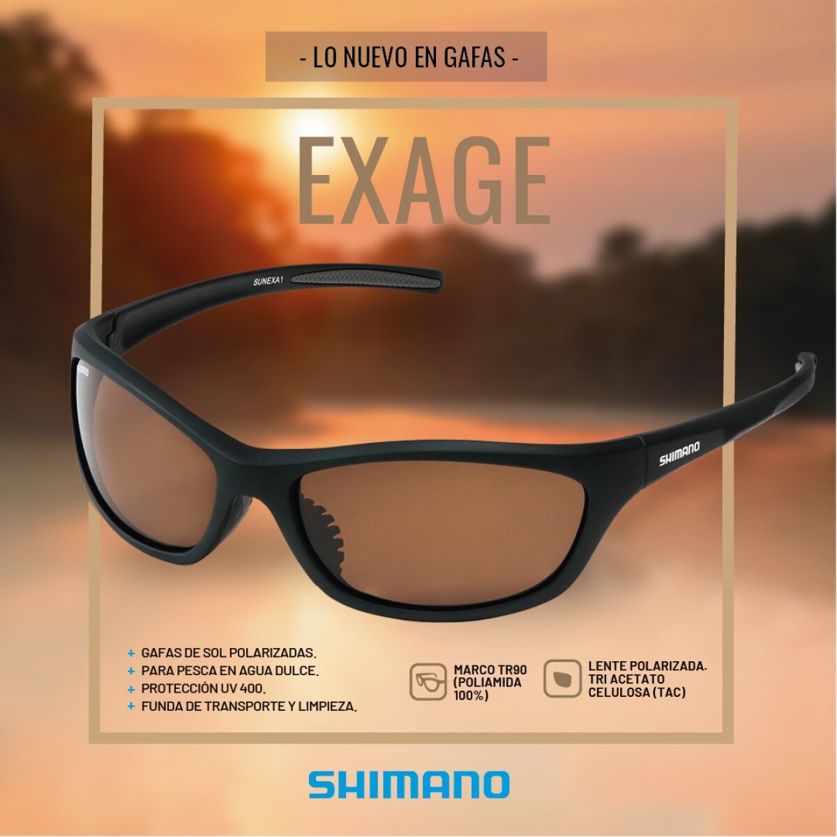 LENTE DE SOL SHIMANO SUNEXA1 