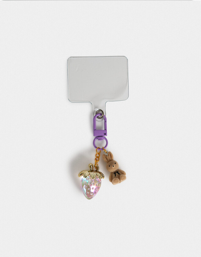 Accesorios De Celular Varios Accesorios Celular Accesorio Para Celular Con Charm - Violeta Lila