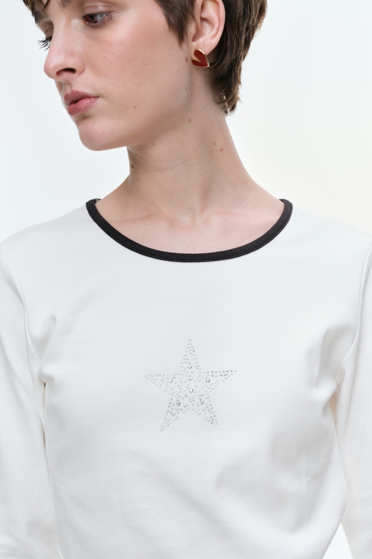 Remera Estrella Blanco