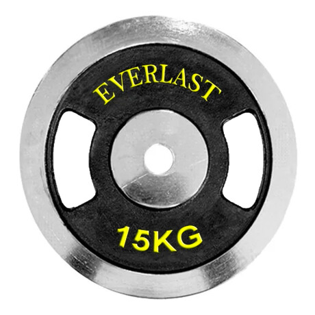 Disco Everlast En Hierro Cromado C/ Agarre 15kg Disco Everlast En Hierro Cromado C/ Agarre 15kg
