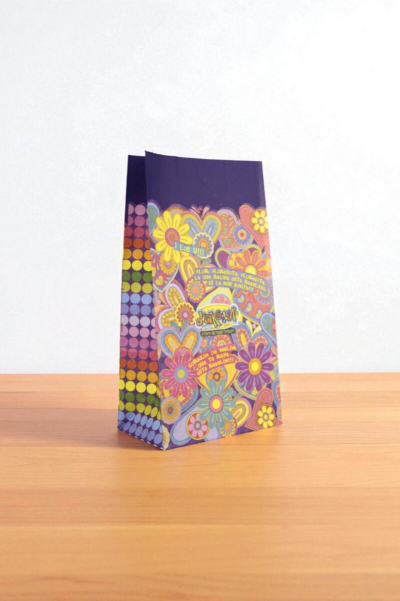 Bolsa sin asa 14x08x26 cm - DISTROLLER FLOWER 
