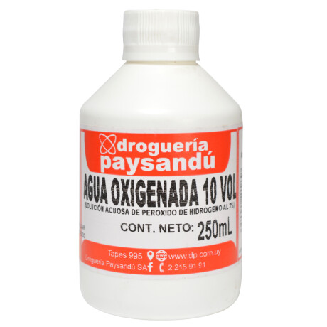 Agua Oxigenada 10 Vol. 250 cc