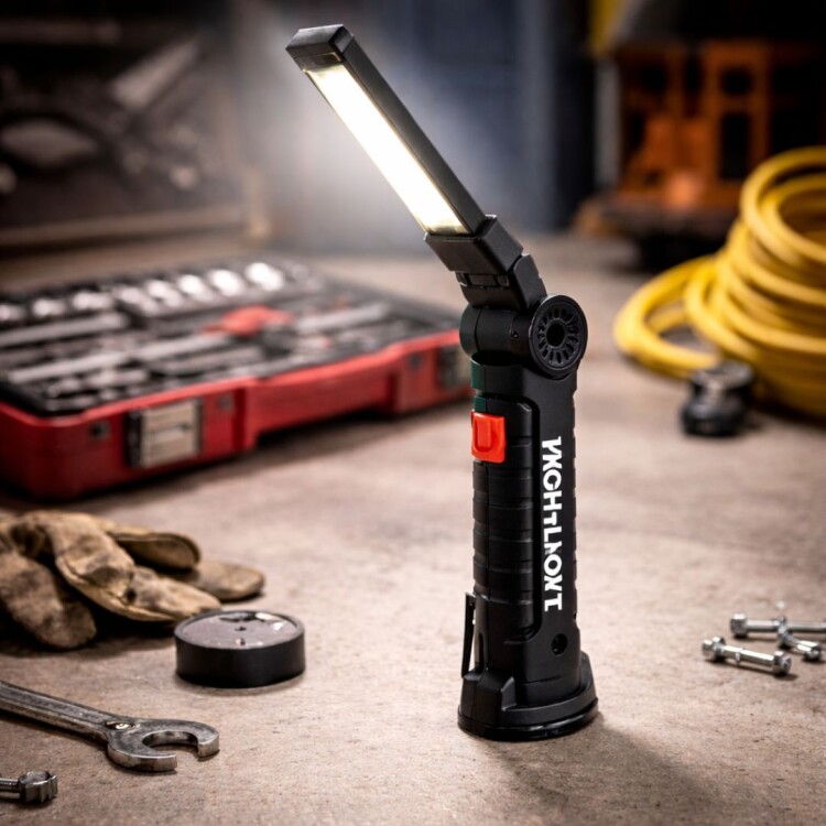 LAMPARA LINTERNA TALLER LED RECARGABLE IMANTADA MAGNETICA LAMPARA LINTERNA TALLER LED RECARGABLE IMANTADA MAGNETICA