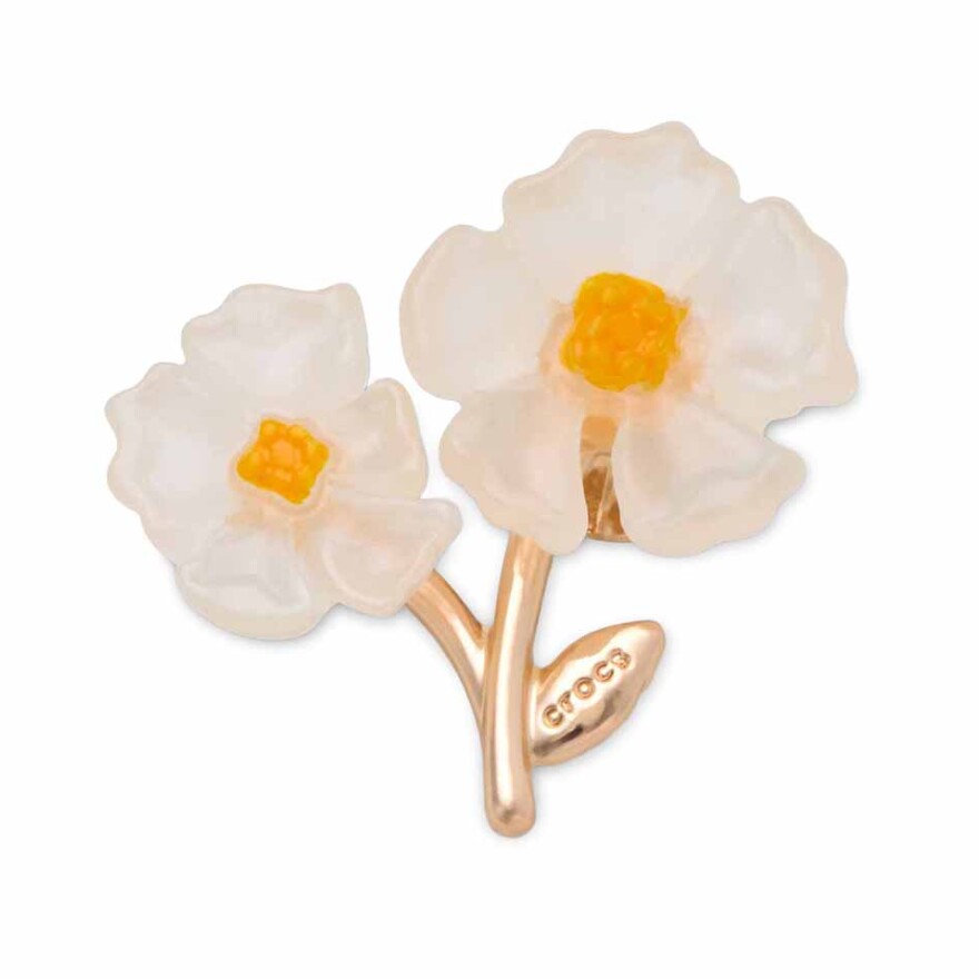Jibbitz White Floral Blossom Multicolor