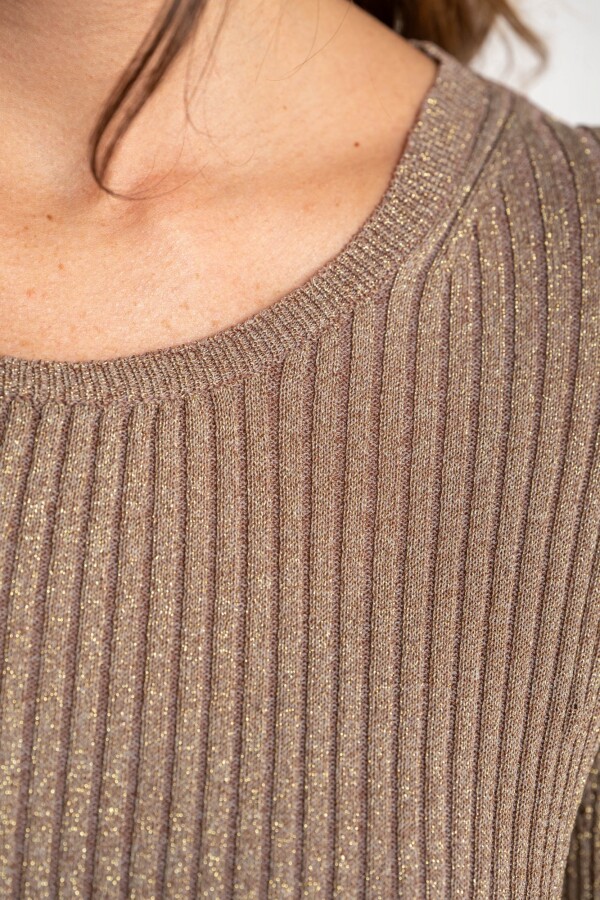 Sweater Lurex Beige