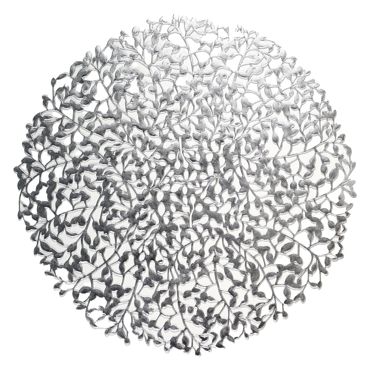 MANTEL INDIVIDUAL GARDEN 38X38CM PLATA 