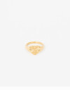 Anillos Medianos y Grandes Metal Anillo De Acero Corazón - Dorado