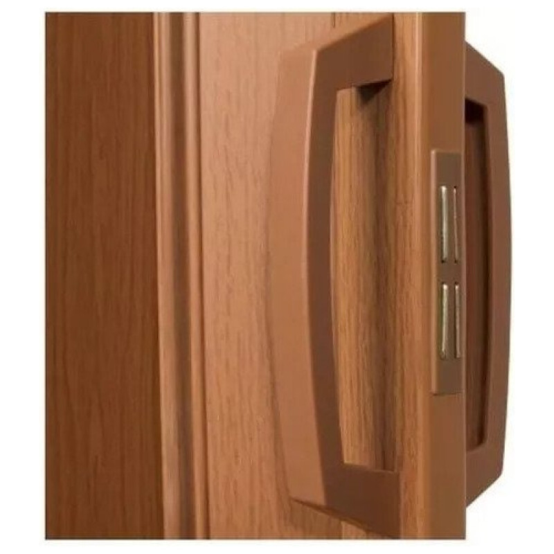 Puerta Pvc Corrediza Plegable Acordeon 210 X 70 Cm Marrón