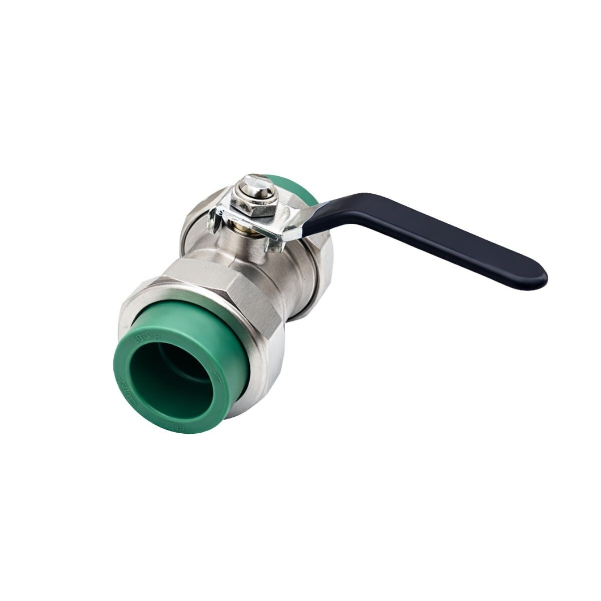 Válvula Esférica Fusion Palanca Negra 20 Practo 