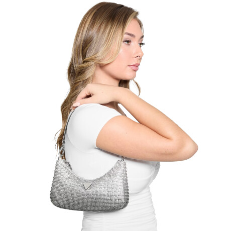 Cartera Guess Zalina Plata 0
