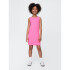 FRCH LOGO TANK DRESS STANDOUT PINK