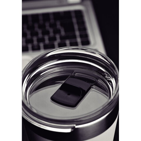 Vaso térmico blanco con tapa 550ml. "EXATA" TF6713