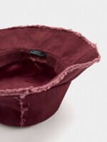 Sombrero Bucket 100% Algodón burdeos