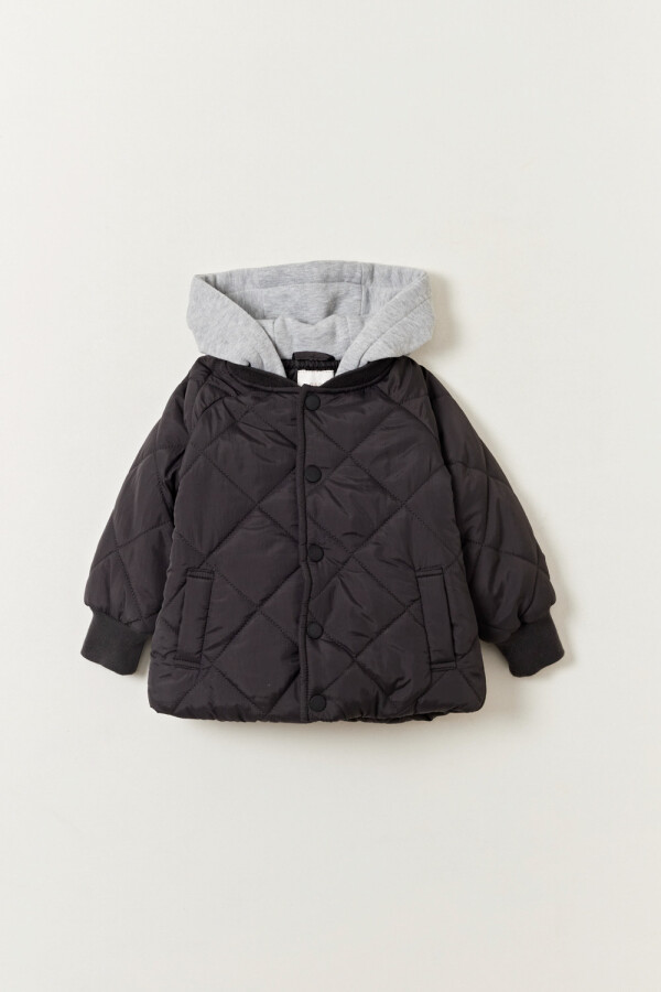 Campera bomber capitoneada Azul Marino