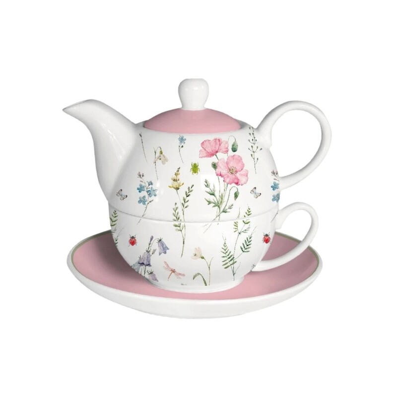 TEA FOR ONE 275ML+400ML FLORES ROSA TEA FOR ONE 275ML+400ML FLORES ROSA