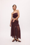 Top Faux Bordo