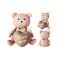 Globo Oso Love You Rosa con Marron