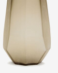 Jarrón Arai de vidrio reciclado gris 16,5 cm