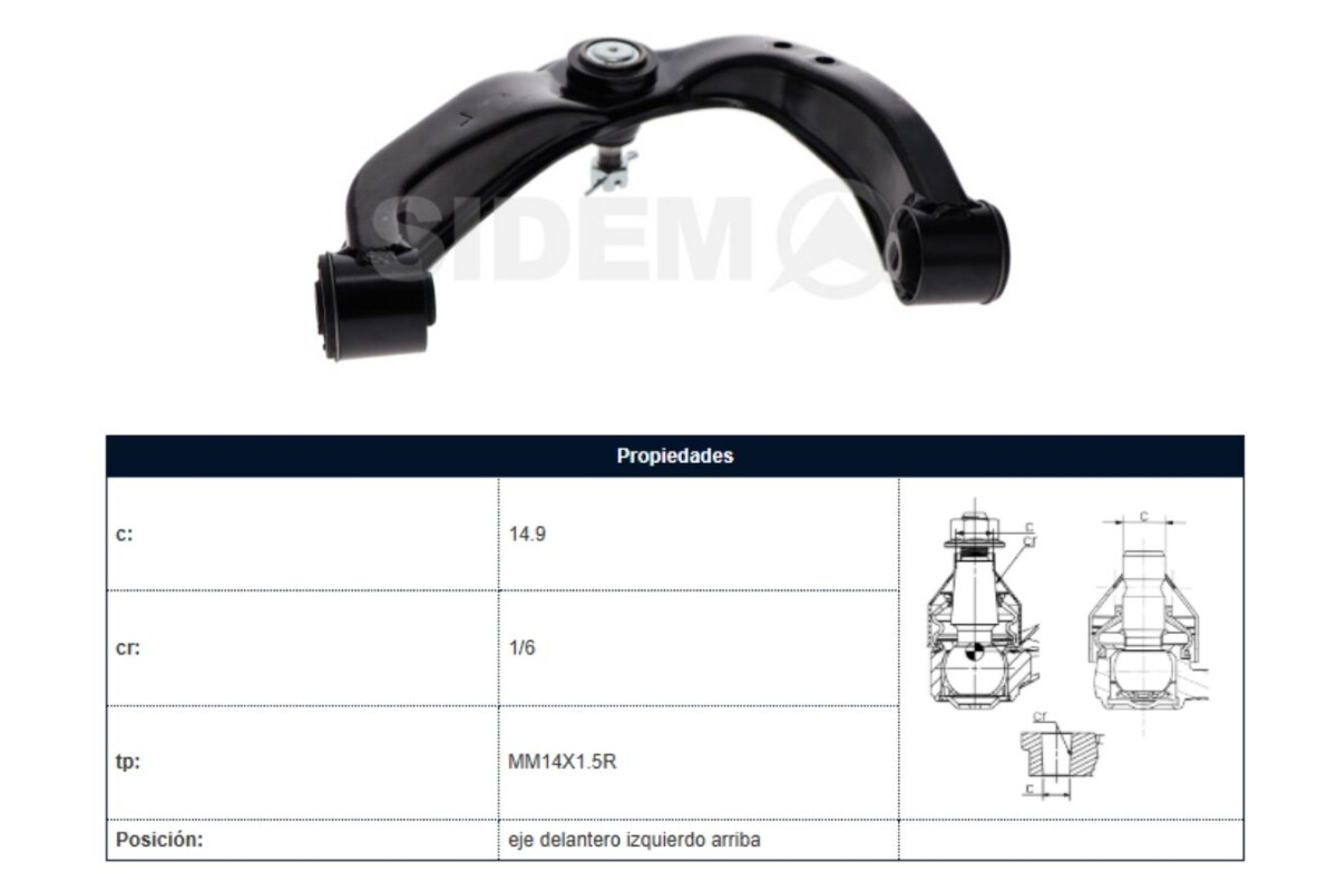 Parilla De Suspension Del Nissan D23 Frontier Np300 18-25 Izq Parilla De Suspension Del Nissan D23 Frontier Np300 18-25 Izq
