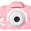 Cámara de fotos infantil con pantalla Rosa