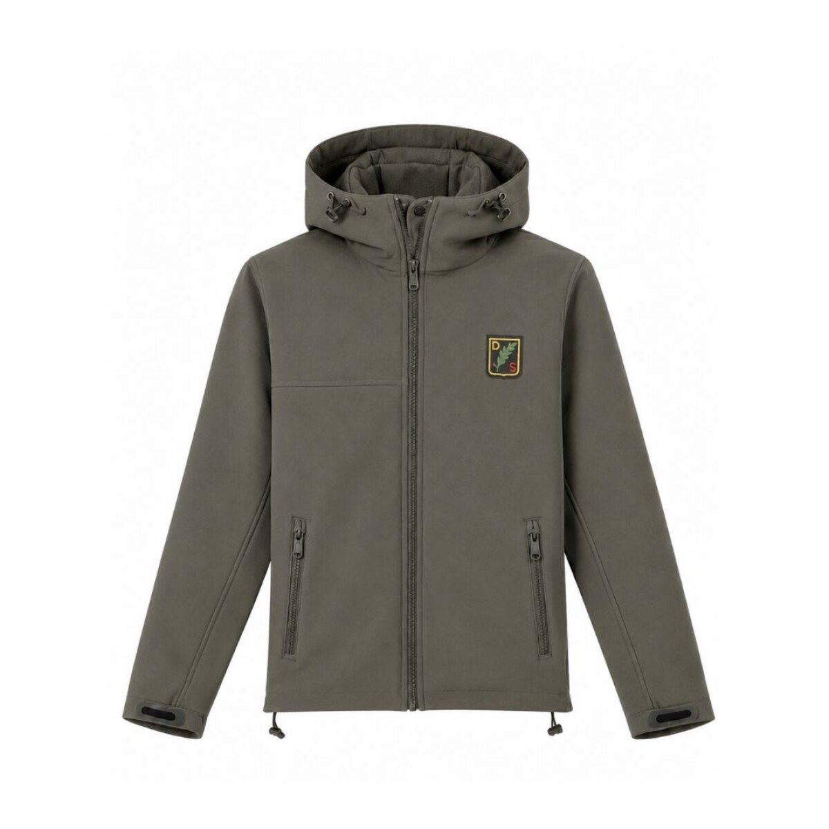 Campera Softshell c/capucha - Negro 