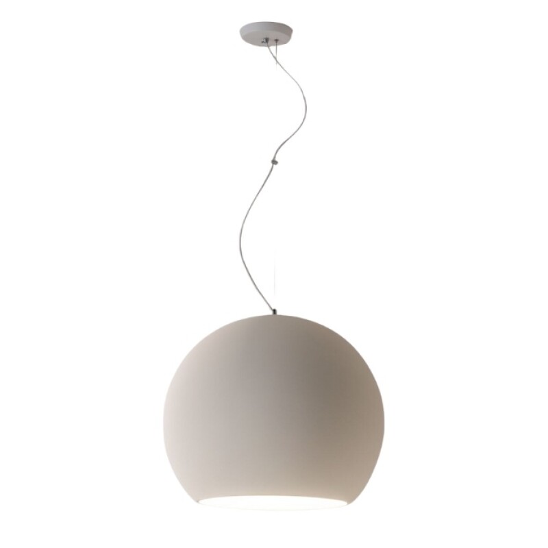 COLGANTE BALL35 E27 BLANCO CON CABLE COBRE D35CM COLGANTE BALL35 E27 BLANCO CON CABLE COBRE D35CM