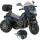 Moto A Batería Con Reversa Luces Y Sonido + Casco Negro