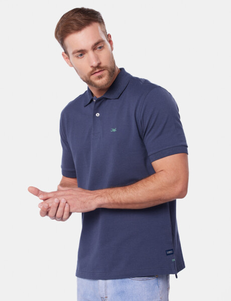 REMERA POLO LISA Denim