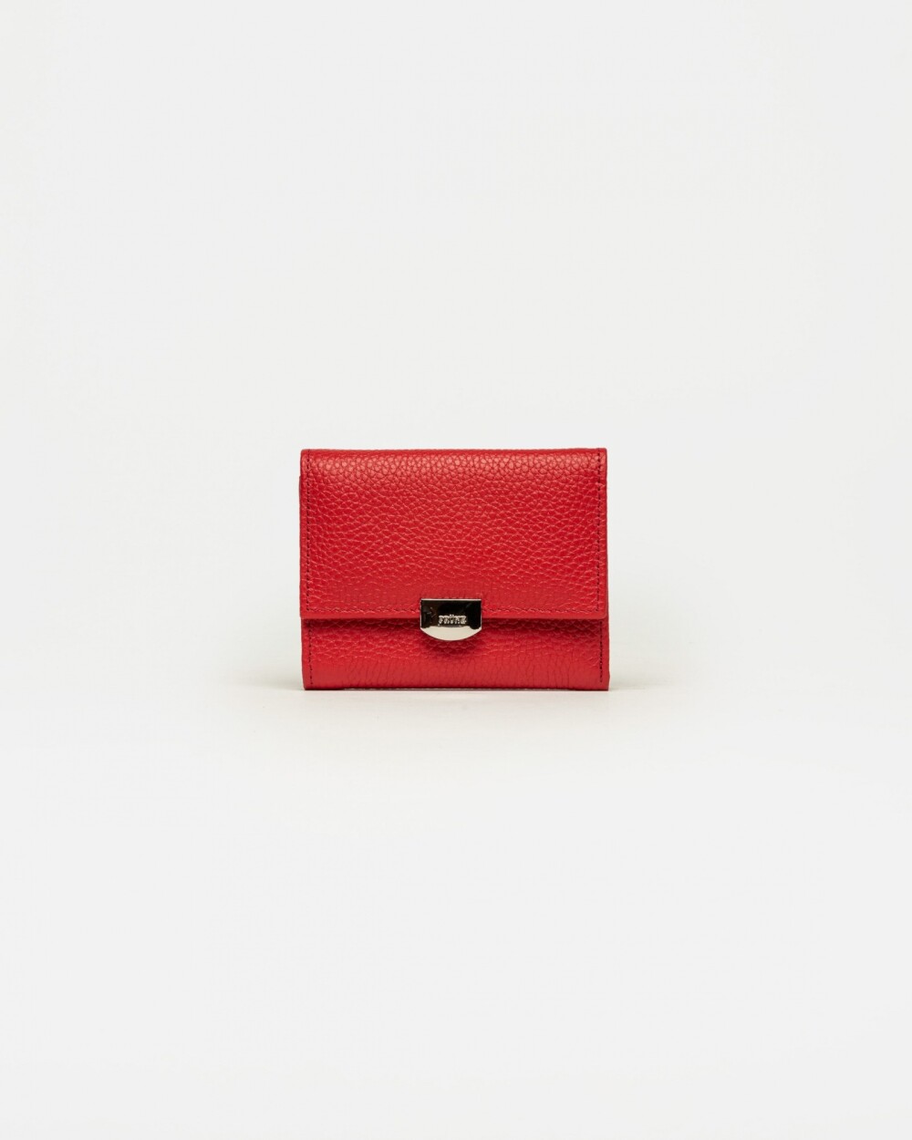 Billetera Marga en cuero graneado Rojo