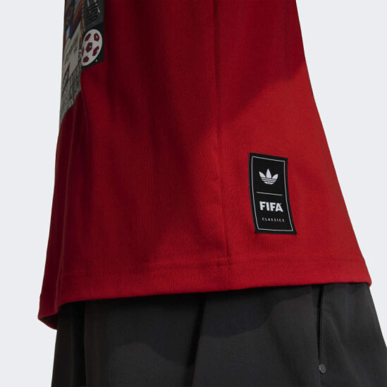 Remera Adidas Archive Country Flag Rojo