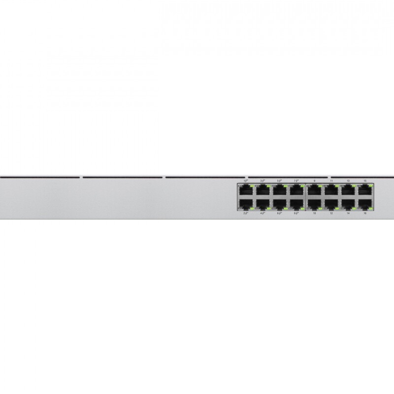 Ubiquiti UniFi Switch USW-16-POE - Conmutador - Gestionado - 16 x 10/100/1000 (8 PoE+) + 2 x Gigabit SFP - montaje en rack, sobr Ubiquiti UniFi Switch USW-16-POE - Conmutador - Gestionado - 16 x 10/100/1000 (8 PoE+) + 2 x Gigabit SFP - montaje en rack, sobr
