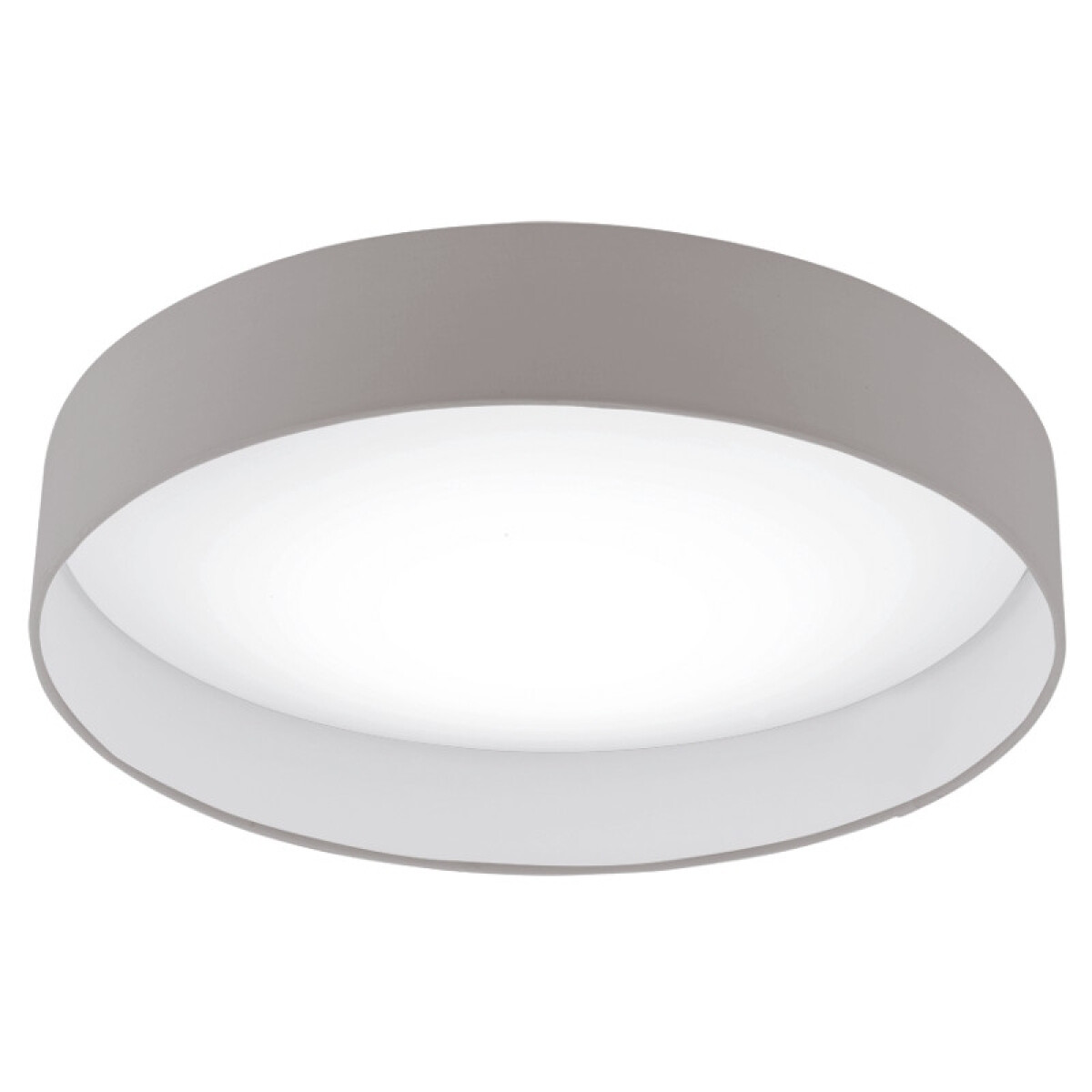 Plafón LED de tela gris 24W 3000K Ø50 PALOMARO - EG2086 