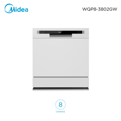 Lavavajillas Midea WQP8-3802GW 8C 6 Programas 001