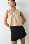 Top Dulce Beige Gastado