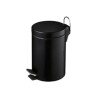 Papelera basurero de ac. Inoxidable negra 30 Lts Papelera Basurero De Ac. Inoxidable Negra 30 Lts