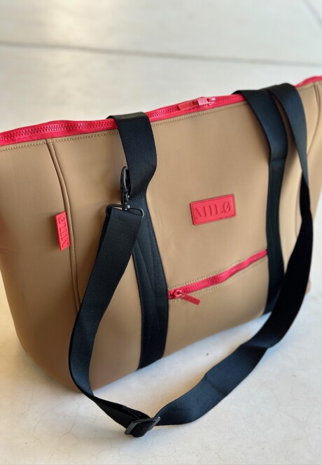 Bolso Zipper Caramel