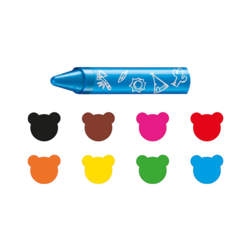 Crayones Carioca Baby Wild 8 Colores Crayones Carioca Baby Wild 8 Colores