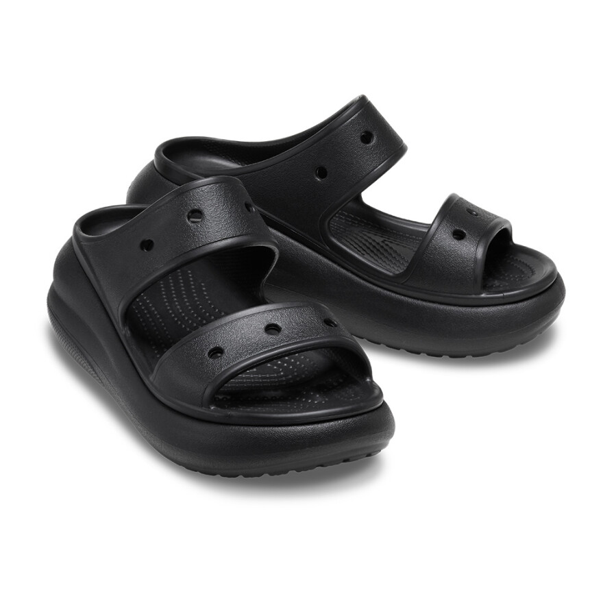 Plataformas Crocs Crush Sandal - Unisex Black