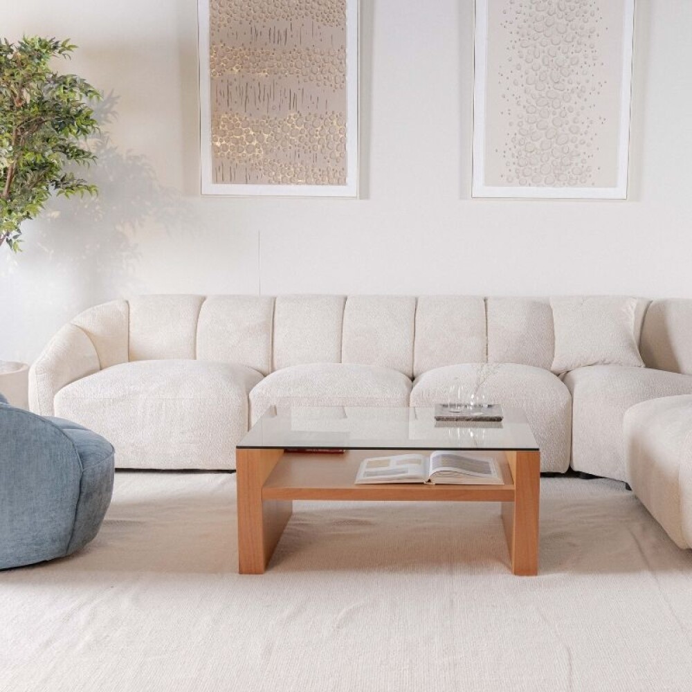 Sofá Esquinero Tratto / Crudo Sofá Esquinero Tratto / Crudo