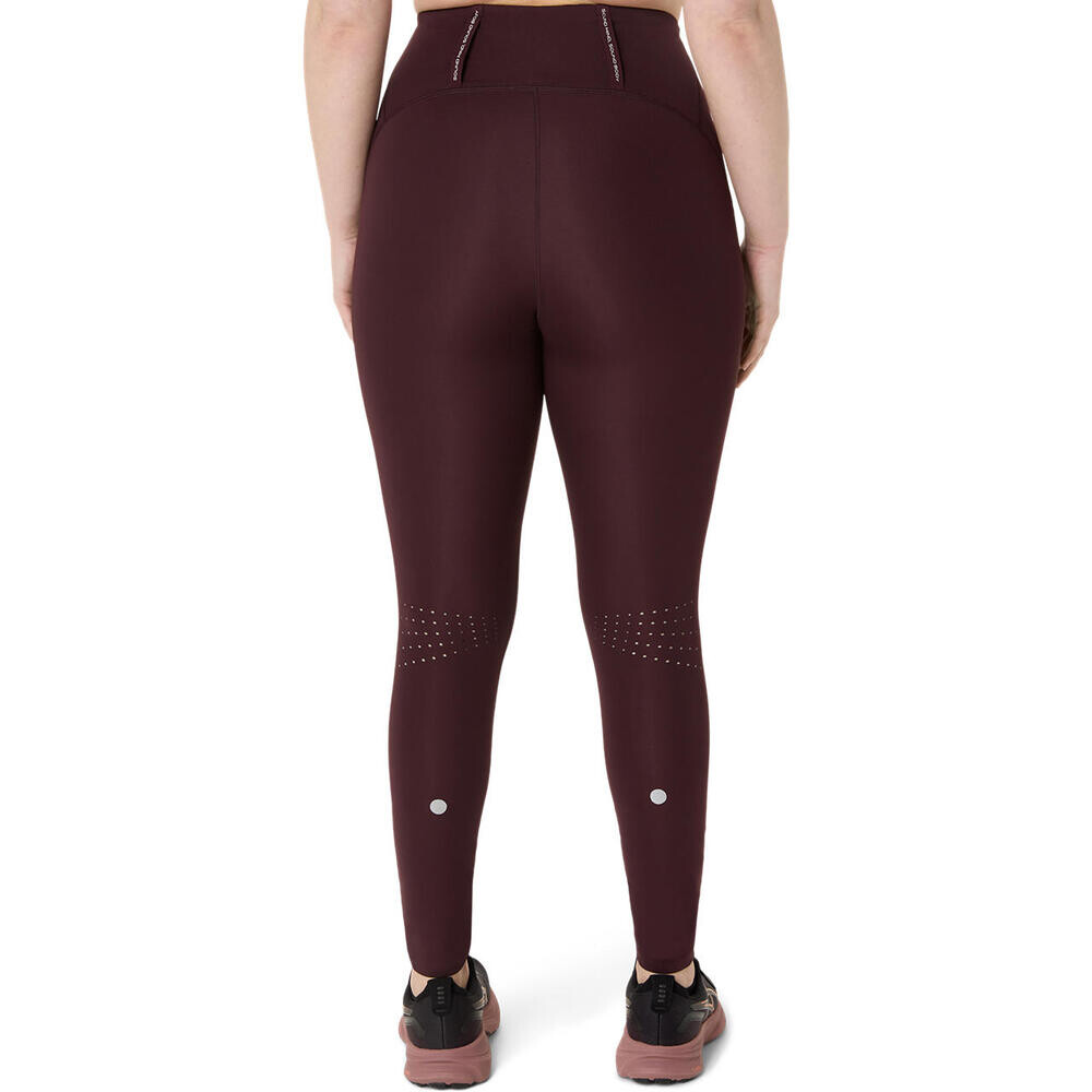 Tights Running Road High Waist Tight Mujer Dark Currant