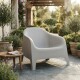 Silla Plastico Skarpo Jardin Liso Gris