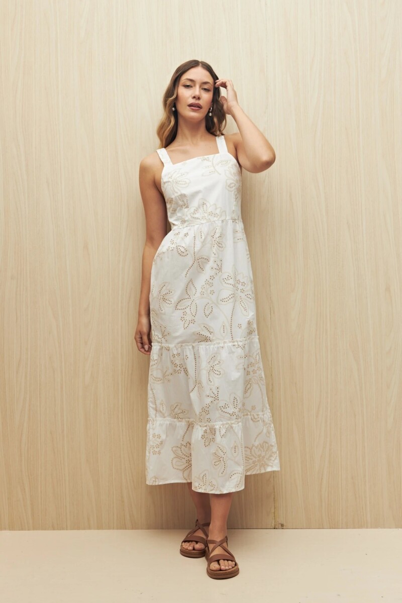 VESTIDO ALLIE CLEMENT - BLANCO 